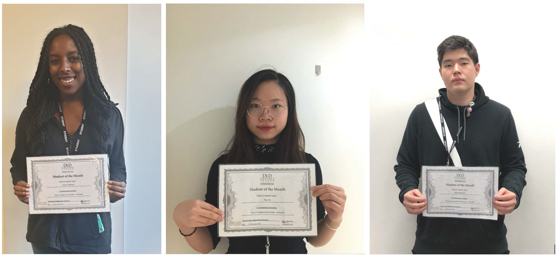 Business Students of the Month of October | DLD College London