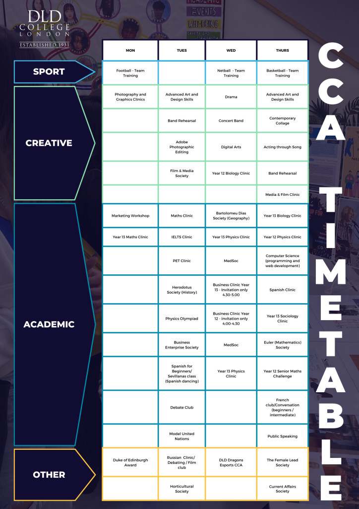 Enrichment | Private Education, London | DLD College London